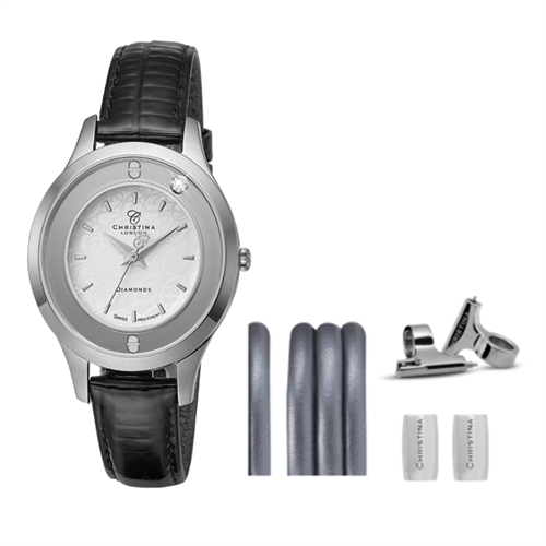 Collect ur  + Gun Metal Watch Cord set - Christina Jewelry & Watches